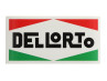 Sticker Dellorto middel 50x100mm universeel thumb extra