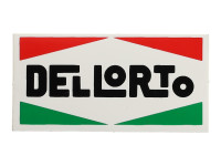 Sticker Dellorto small 30x60mm universal