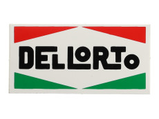 Sticker Dellorto small 30x60mm universal