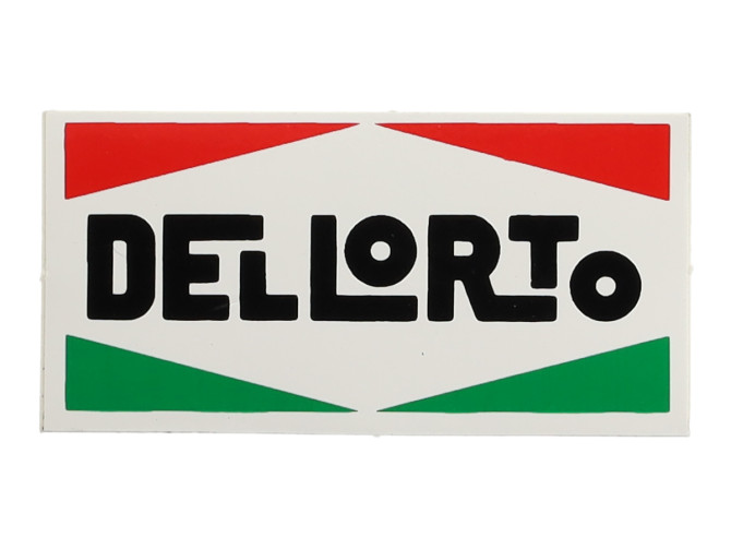 Sticker Dellorto small 30x60mm universal product