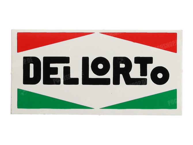 Sticker Dellorto klein 30x60mm universeel main