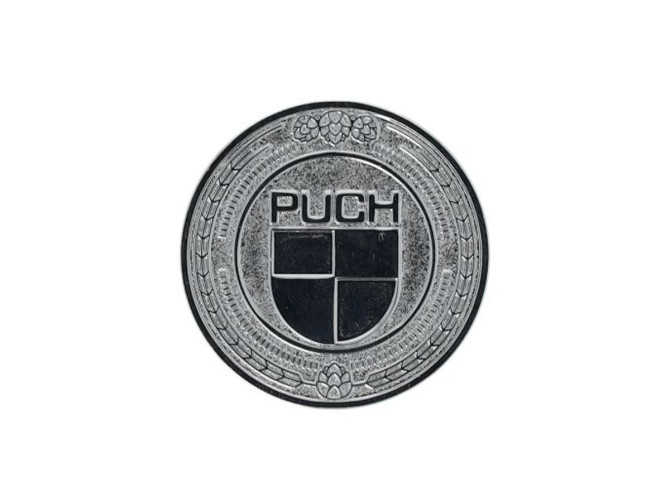 Badge / emblem Puch logo chrome 47mm RealMetal product