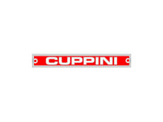 Sticker Cuppini (stuur) Chroom 85x11mm