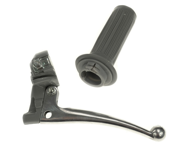 Handle set right throttle lever as original grey  product