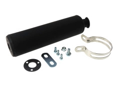 Exhaust silencer Tecnigas universal matt black