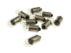 Light bulb BA9 12V 4 watt taillight (10 pieces)