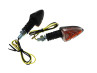 Indicator universal LED model arrow black set  thumb extra