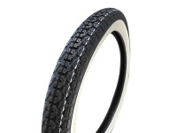 17 inch 2.75x17 Kenda K265 4P tire white wall street profile