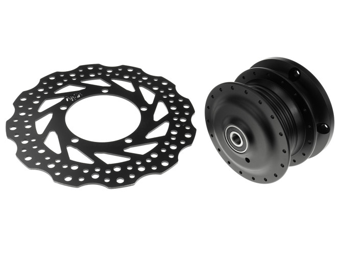 Brake disc Puch Maxi spoke wheel front Akoa black (230mm) product