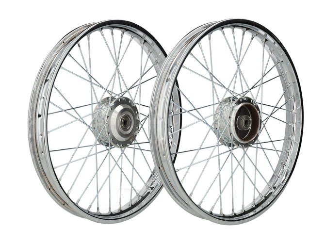 17 inch spoke wheel 17x1.40 chrome Puch Maxi S / N A-quality product