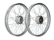 17 inch spaakwiel 17x1.40 chroom set Puch Maxi S / N A-kwaliteit