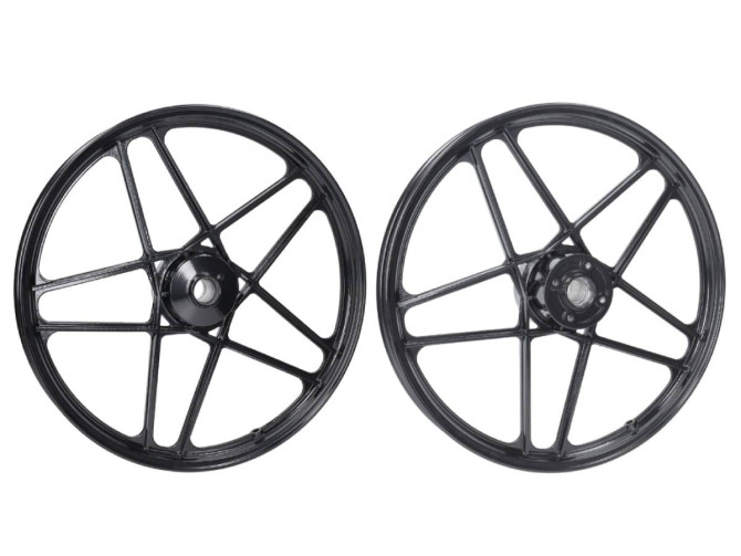 17 inch Grimeca 5 star wheel 17x1.35 hercules Prima gloss black product