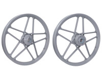 17 inch Fast Arrow Grimeca 5 star wheel 17x1.35 Hercules Prima gray (set)