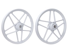 17 inch Fast Arrow Grimeca 5 star wheel 17x1.35 Hercules Prima white (set)