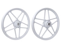 17 inch Fast Arrow Grimeca stervelg 17x1.35 Hercules Prima wit (set)