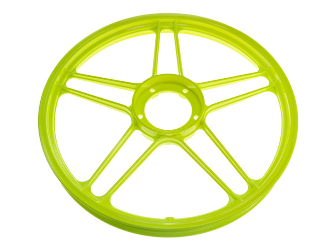 17 inch Grimeca stervelg 17x1.35 Puch Maxi neon geel set product