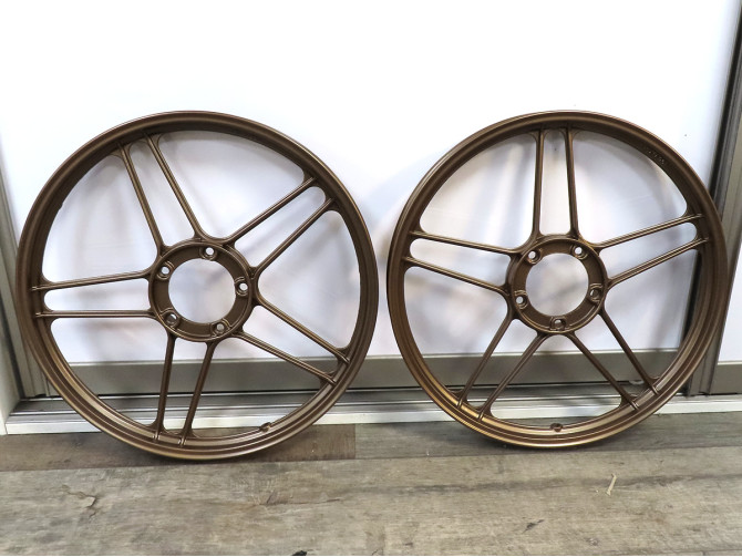 17 inch Grimeca 5 star wheel 17x1.35 Puch Maxi nobel bronze (set) product