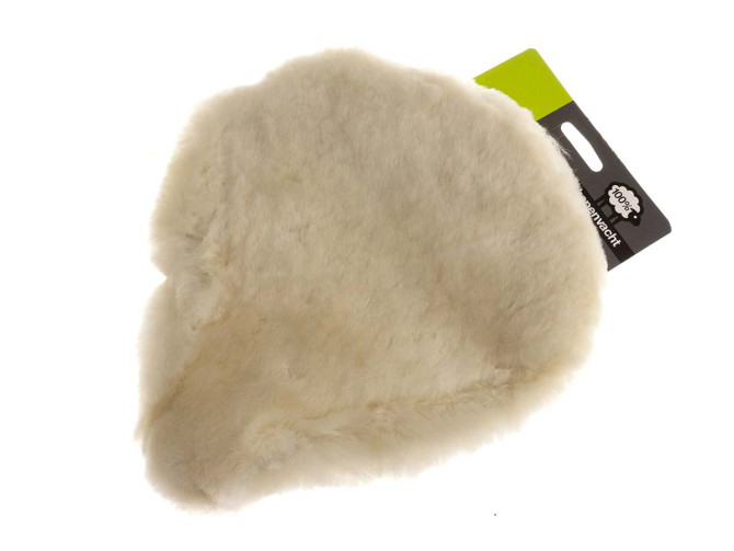 Oldtimer saddle cover sheepskin Bategu Denfeld beige product