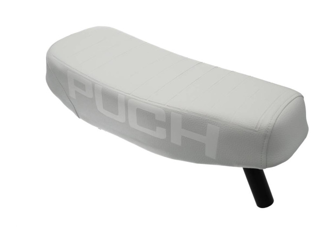 Buddyseat Puch Maxi S Custom mit gestanztem Logo Weiss  product